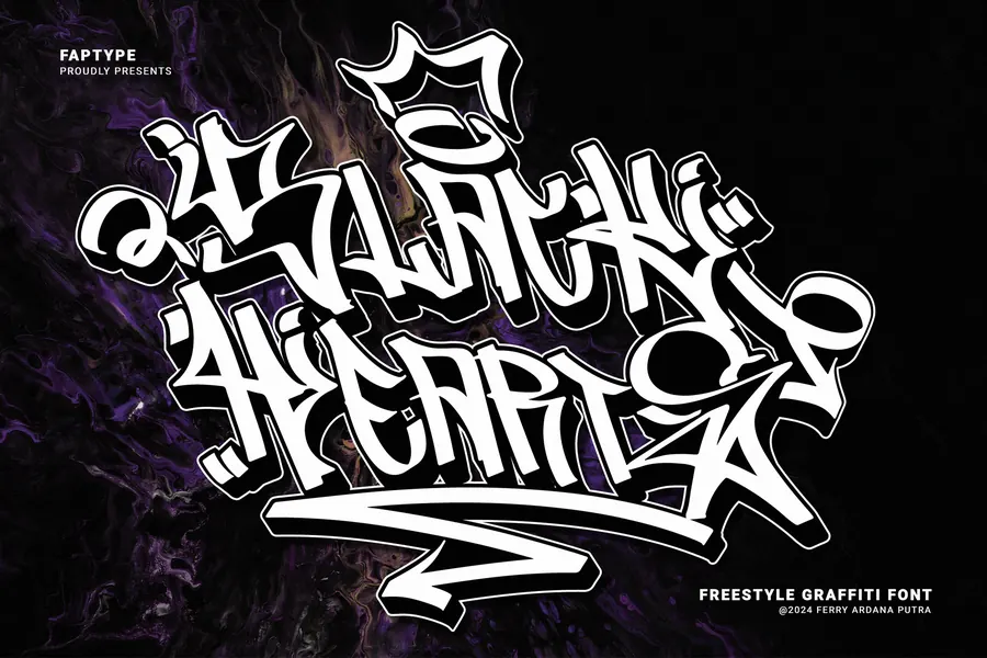 Black Hearts Font, gothic lettering