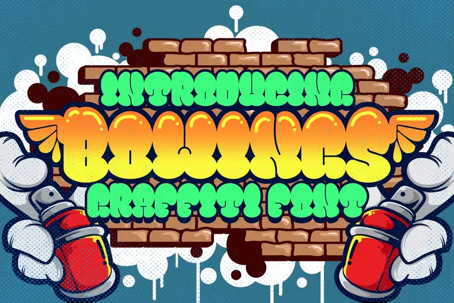 Bowings Font, wildstyle lettering