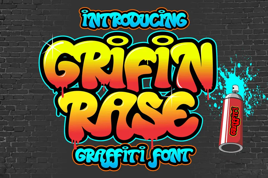 Griffin Rase Font, wildstyle lettering