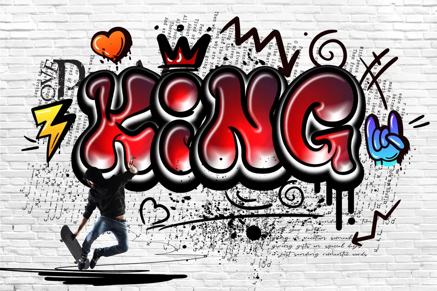 King Font, wildstyle lettering