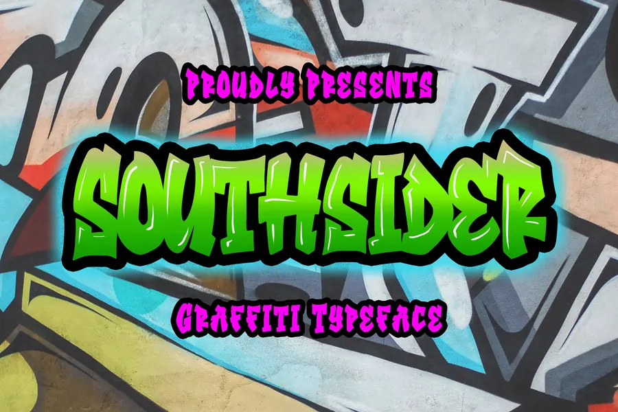 Southsider Font, wildstyle lettering